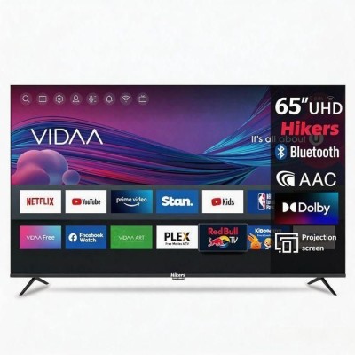 Hikers Smart Tv 65-inches Ultra HD 4K Smart TV (Vidaa OS) - Frameless Design - 1-Year Warranty - Loc