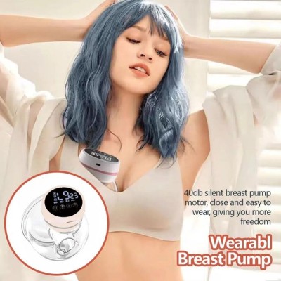 Wearable Electric Breast Pump - Hands-Free, Silent, 200ml Capacity, 3 Modes, Anti-Reflux, Portable